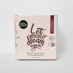 Secret Fortune Candle: Let yourself dream again.